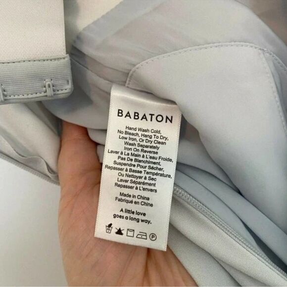 Aritzia Babaton Roshan Jumpsuit in sea salt Size 8 - Picture 6 of 8